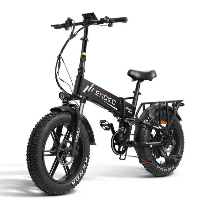 Emoko EC20 Folding Electric Bike | Full Suspension, 80km Range, 48V Battery, Alloy Rear Rack