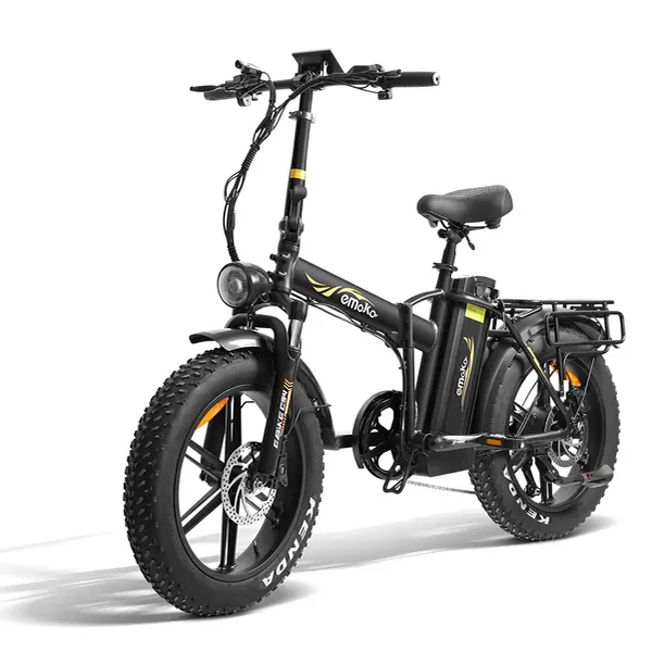 Emoko C94 Cargo Food Delivery ebike 150-200KM Long Range 48V 20*4 Inch Fat Tire Electric Bicycle