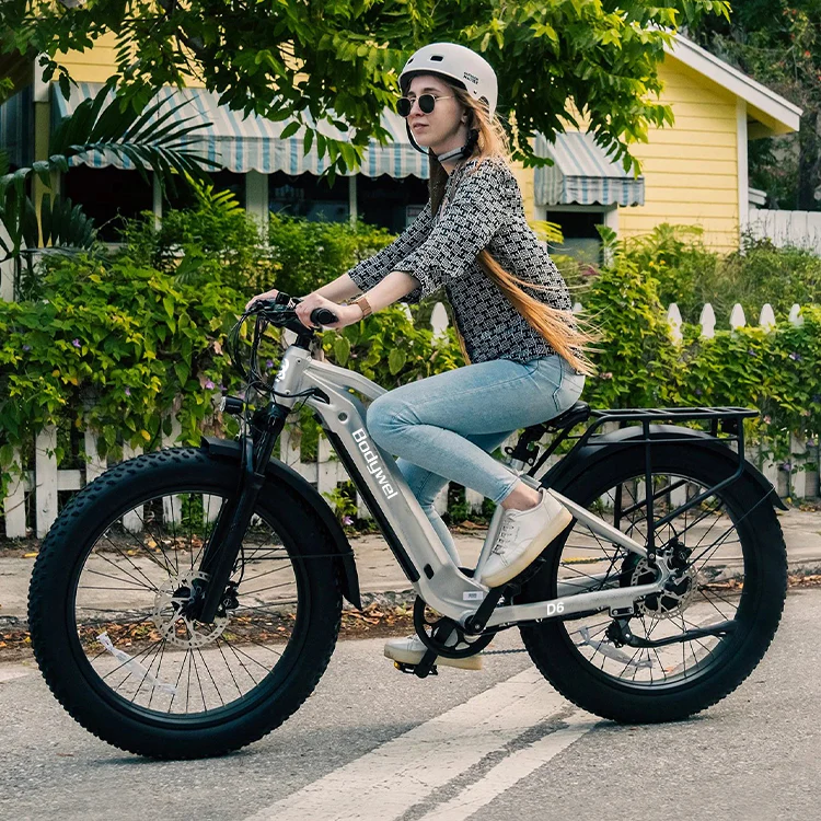 Bodywel D6 Fat Tire Mountain Ebike BAFANG Brushless Motor SHIMANO