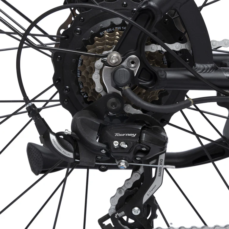 Bodywel D6 Fat Tire Mountain Ebike BAFANG Brushless Motor SHIMANO