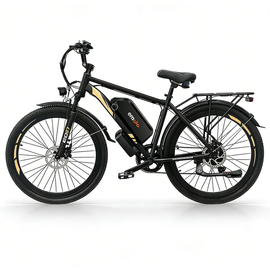 EMOKO-EC27-dual-battery-1 Emoko EC27 Dual Battery Electric Bike with 150km Long Range, 27.5-Inch Wheels and Rear Rack