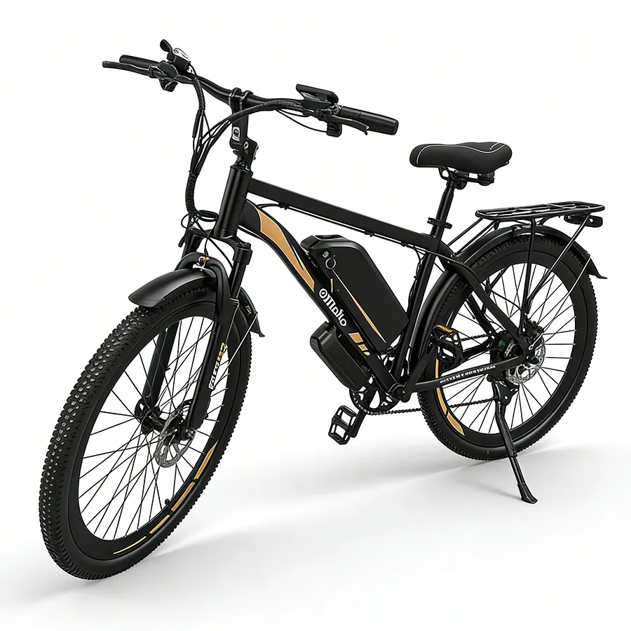 EMOKO-EC27-dual-battery-3 Emoko EC27 Dual Battery Electric Bike with 150km Long Range, 27.5-Inch Wheels and Rear Rack