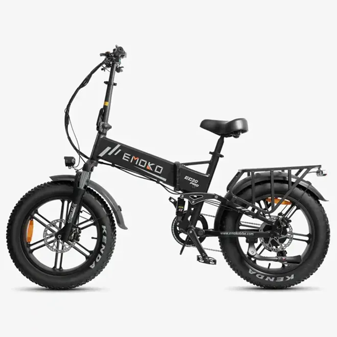 EMOKO_EC20_electric_bikes_3 Emoko EC20 Folding Electric Bike | Full Suspension, 80km Range, 48V Battery, Alloy Rear Rack