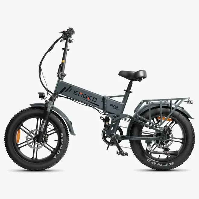 EMOKO_EC20_electric_bikes_4 Emoko EC20 Folding Electric Bike | Full Suspension, 80km Range, 48V Battery, Alloy Rear Rack