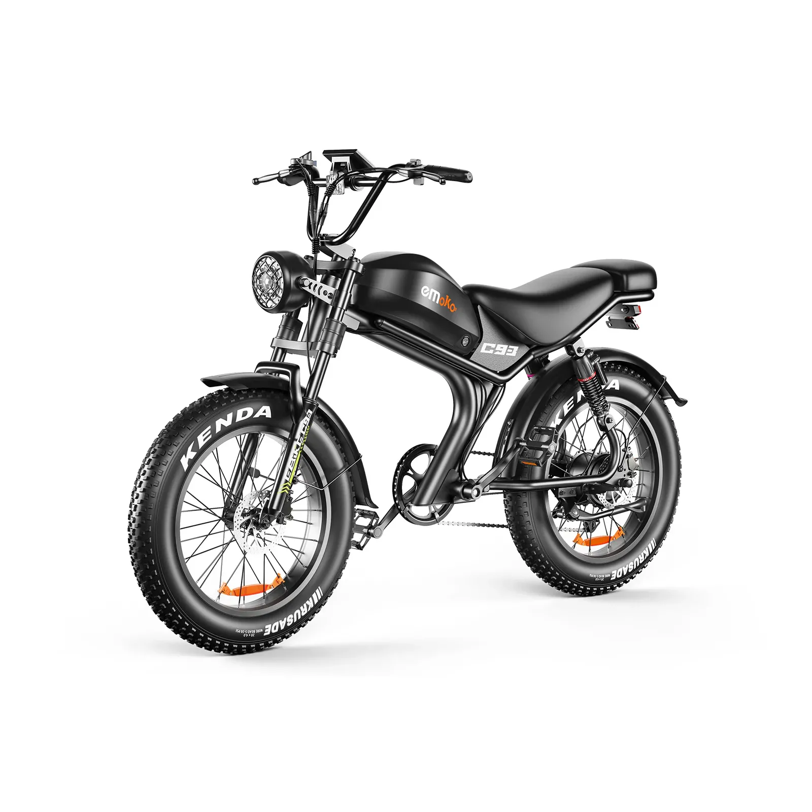 Emoko C93 48V Fast Moped-style Ebike Fat Tire 1000w Motor for adults